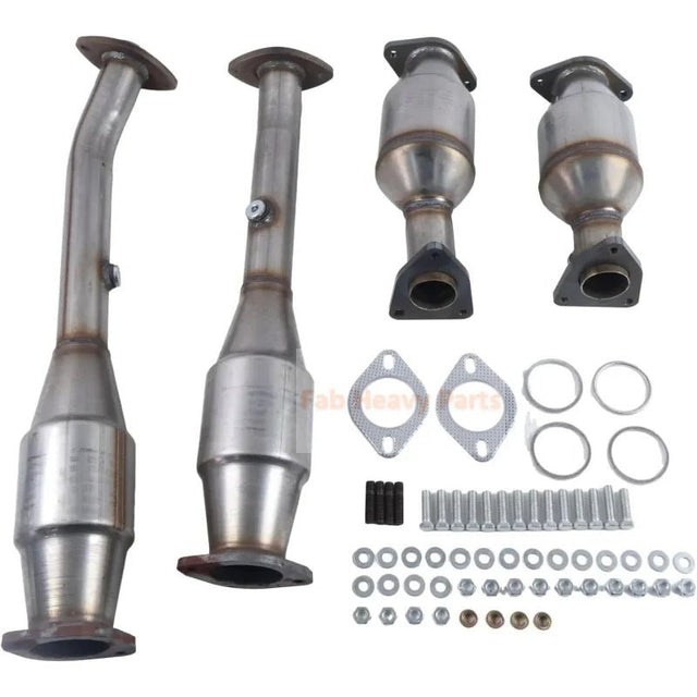 Catalytic Converter Set 0961480 16399 Fits for Nissan Pathfinder 4.0L 2005 - 2010 Frontier 4.0L 2005 - 2014 NV2500 NV3500 4.0L 2012 NV1500 4.0L 2012 - 2016 Suzuki Equator 4.0L 2009 - 2012 - Fab Heavy Parts