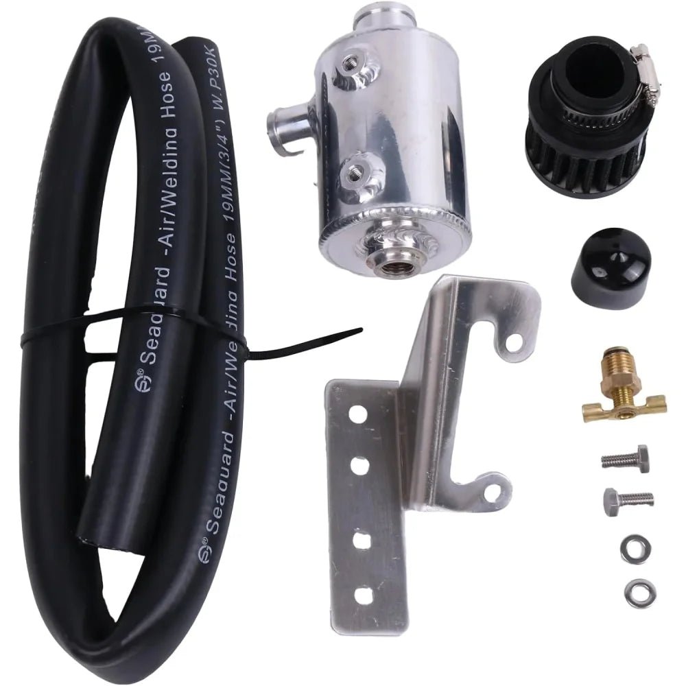 Catch Can Oil Breather RS19050-BCC-4 Compatible with SeaDoo RXP-X RXT-X GTX 4-TEC - Fab Heavy Parts