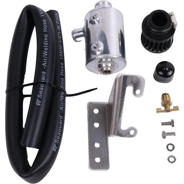 Catch Can Oil Breather RS19050-BCC-4 Compatible with SeaDoo RXP-X RXT-X GTX 4-TEC - Fab Heavy Parts
