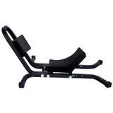 Cuña para neumático delantero de 1200 lb, soporte para ruedas de alta resistencia para 17"-21" Ruedas de acero--Negro