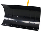 Snow Shovel with Wheels Cushioned Adjustable Angle Handle 29" Blade 10" Wheels--Yellow