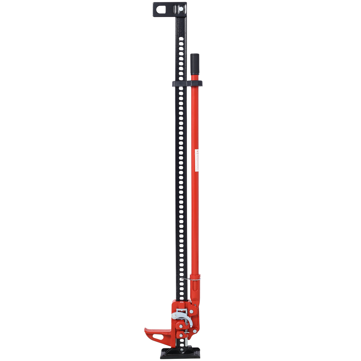 High Lift Jack 60" Utility 7000 lbs Capacity Ratcheting Off Road Heavy-Duty Bumper--Red