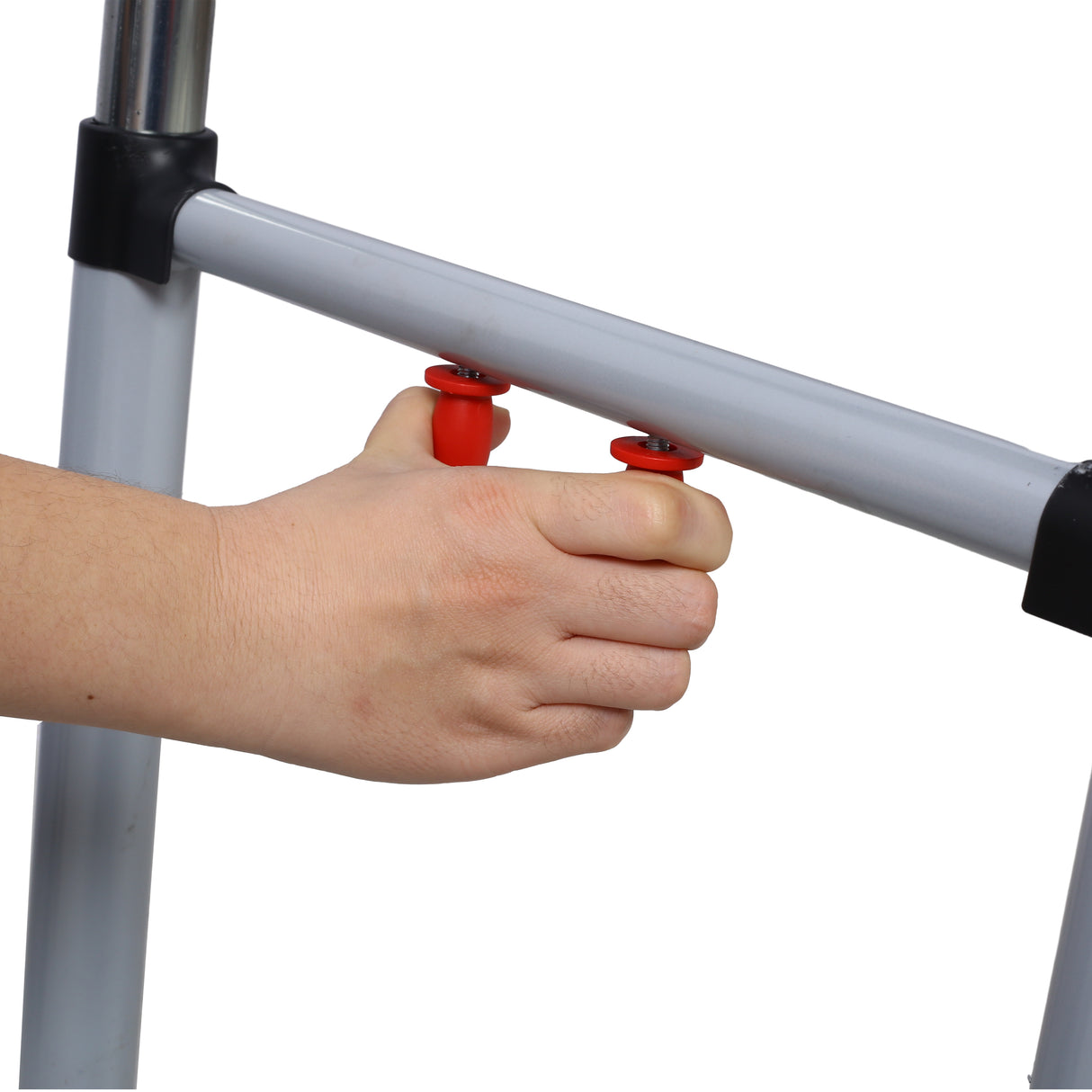 5-in-1 Portable Workbench with Detachable Miter Saw Stand & Height Adjustable Legs Scaffold/Dolly/Creeper/Platform