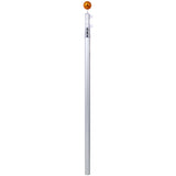 16FT Telescopic Sectional Flag Pole Kit Extra Thick Heavy Duty Aluminum Inground with Topper Balls