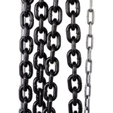 Chain Hoist 6600lbs 3T Capacity 10ft with 2 Heavy Duty Hooks Manual Steel Construction - Black - Fab Heavy Parts