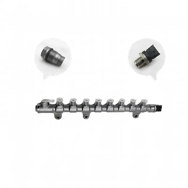 Common Rail Assembly 0445226129 0445226128 T410594 375-2649 for Caterpillar CAT Engine C7.1 Excavator 323D2 L Wheel Loader 924K 930K 938K 950 GC - Fab Heavy Parts