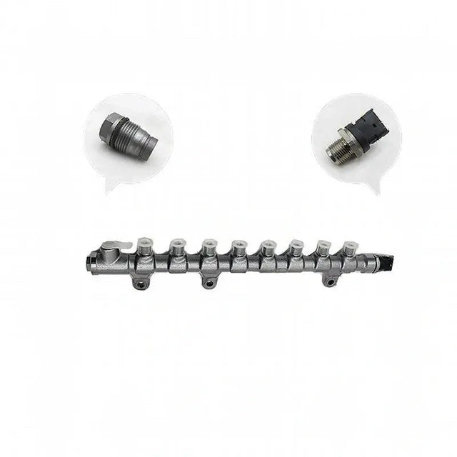 Common Rail Assembly 0445226129 0445226128 T410594 375-2649 for Caterpillar CAT Engine C7.1 Excavator 323D2 L Wheel Loader 924K 930K 938K 950 GC - Fab Heavy Parts