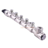 Common Rail Assembly 1J804 - 50602 Fits for Kubota L3301 L3301F L3560 L3901 KX040 - 4 R430CA - Fab Heavy Parts