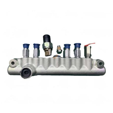 Common Rail Assembly 23810-E0060 for Hino Engine J05E Kobelco Excavator SK200-8 SK250-8 - Fab Heavy Parts