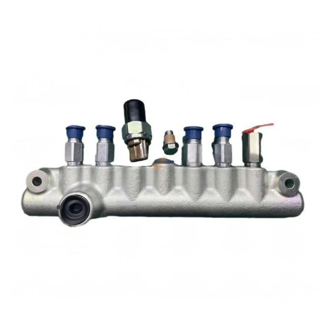 Common Rail Assembly 23810-E0060 for Hino Engine J05E Kobelco Excavator SK200-8 SK250-8 - Fab Heavy Parts