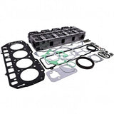 Cabeça de cilindro completa com kit de junta 729900-11100 para motor Yanmar 4TNE94 4TNE94L