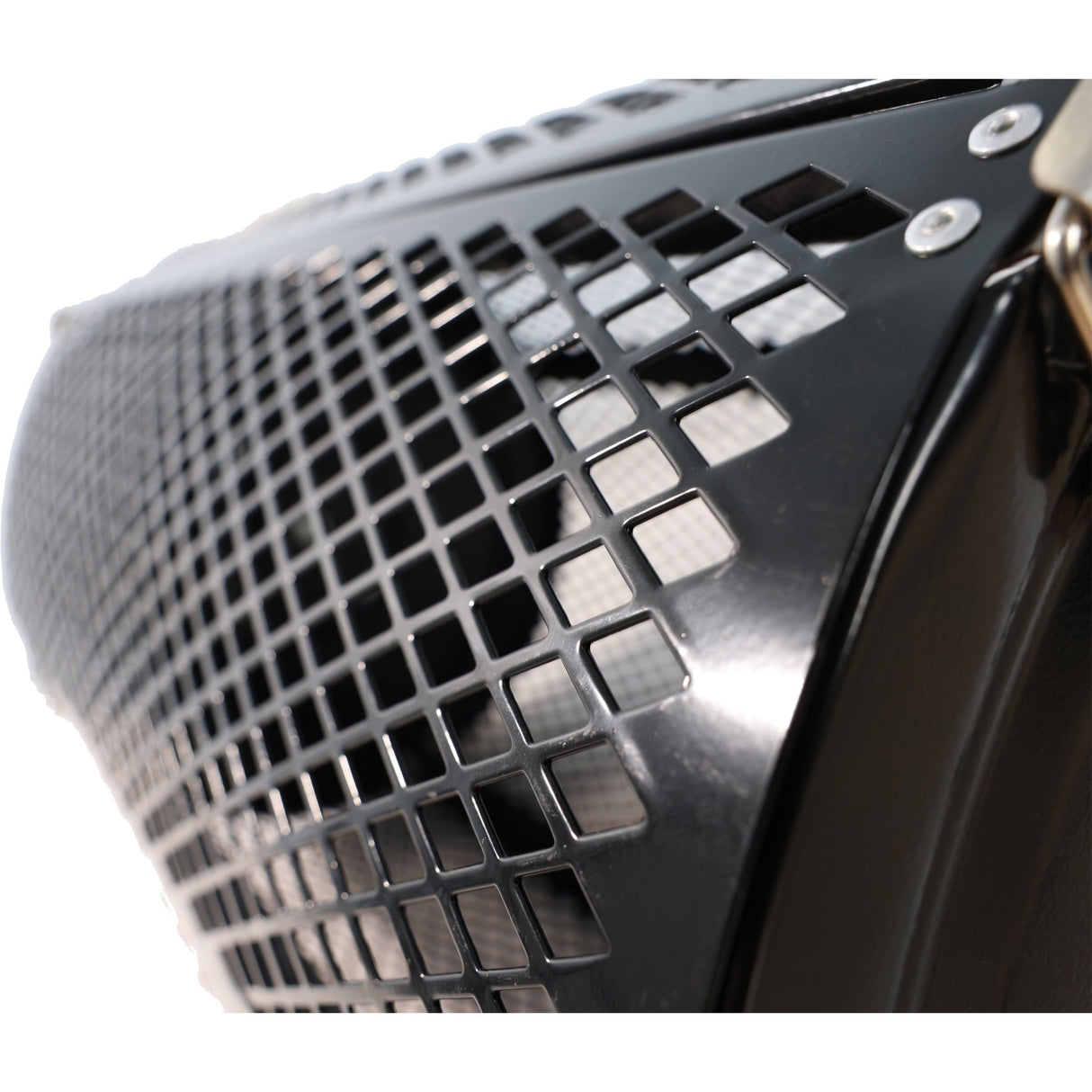 Compost Peat Moss Spreader with Upgrade T Shaped Handle Metal Mesh - Black - Fab Heavy Parts
