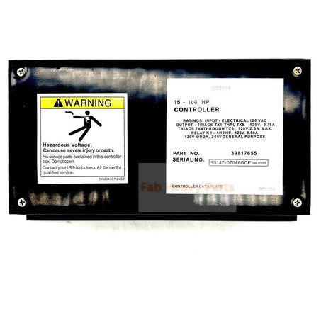 Controller 39817655 Fits for Ingersoll Rand Intellisys Compressor SSR 15 - 100 HP - Fab Heavy Parts