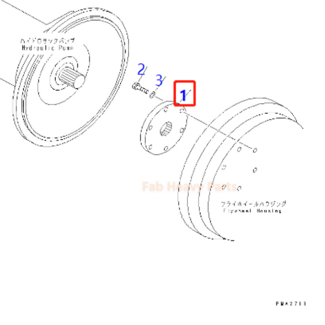El acoplamiento 203-01-61180 se adapta a Komatsu PC120-6 PC100-6 4D95