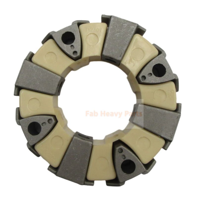 Coupling Assembly KRJ10340 Fits Case Excavator CX210B CX240BLR CX250C - Fab Heavy Parts