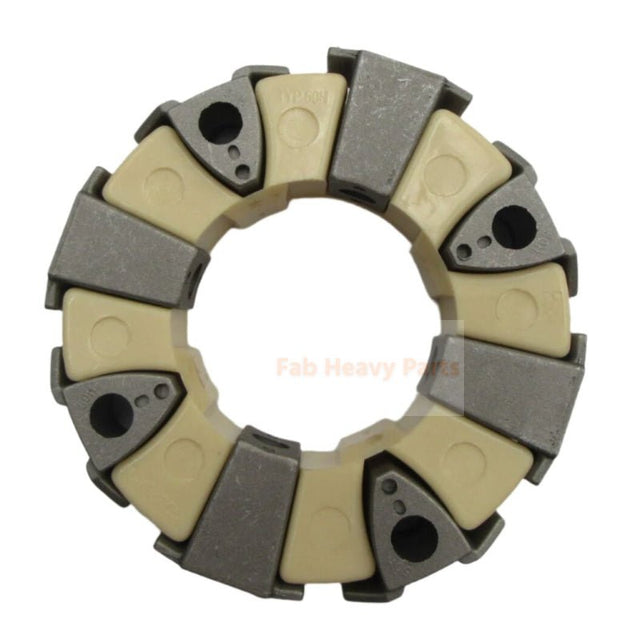 Coupling Assembly KRJ10340 Fits Case Excavator CX210B CX240BLR CX250C - Fab Heavy Parts