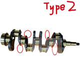 Crankshaft MD013680 Mitsubishi 4D35エンジンに適合します