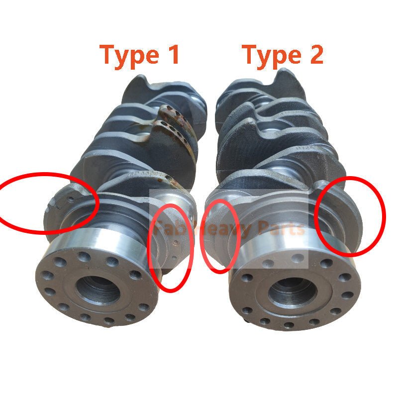 Crankshaft ZZ90237 Fits for Perkins Engine 1104D-E44TA 1104D-44