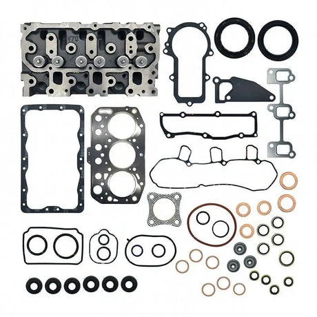 Cylinder Head with Full Gasket Kit 119515-11750 for Yanmar Engine 3TNV70 Excavator IHI-17VX IHI-20VXT VIO10-2 VIO15-2 - Fab Heavy Parts