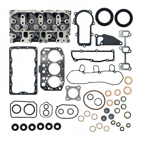 Cylinder Head with Full Gasket Kit 11951511740 for Yanmar Engine 3TNV70 Hitachi Excavator ZX17U-2 John Deere UTV 855D - Fab Heavy Parts