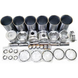 Cylinder Kit Piston 1 - 12111 - 345 - 0 Fits For Isuzu 6BF1 - Fab Heavy Parts