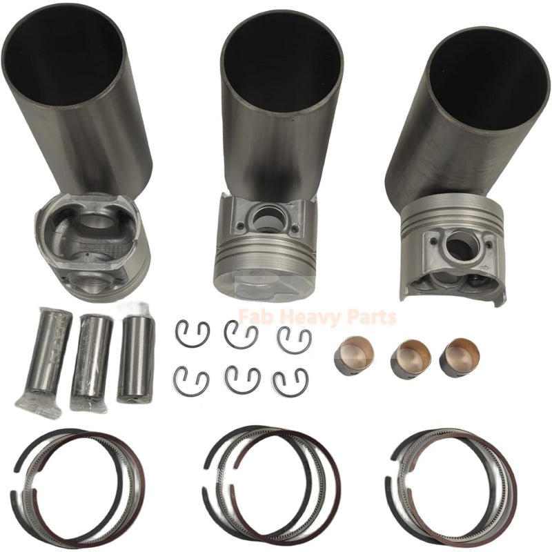 Cylinder Kit Piston 16861 - 21110 Fits For Kubota D662 - Fab Heavy Parts