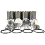 Cylinder Kit Piston 23410 - 42540 23410 - 42544 Fits For Hyundai D4BH TCi - Fab Heavy Parts