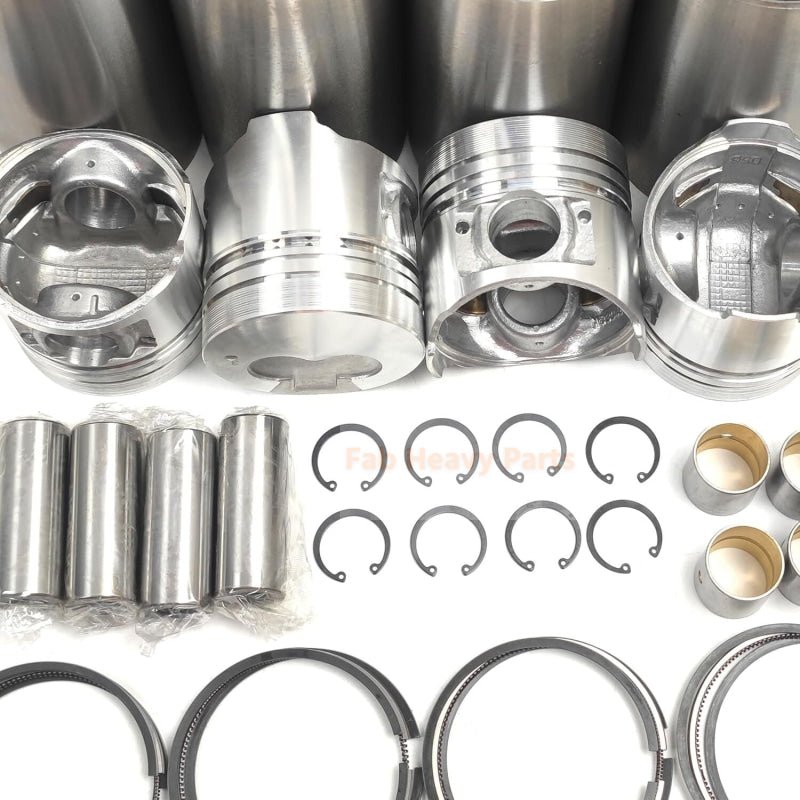 Cylinder Kit Piston 23410 - 42540 23410 - 42544 Fits For Hyundai D4BH TCi - Fab Heavy Parts