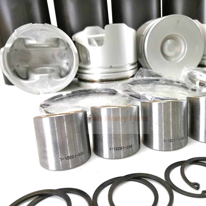 Cylinder Kit Piston 8 - 97221 - 484 - 0 Fits For Isuzu 4HG1 - Fab Heavy Parts