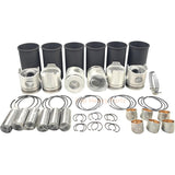 Cylinder Kit Piston ME121199 Fits For Mitsubishi 6D40T