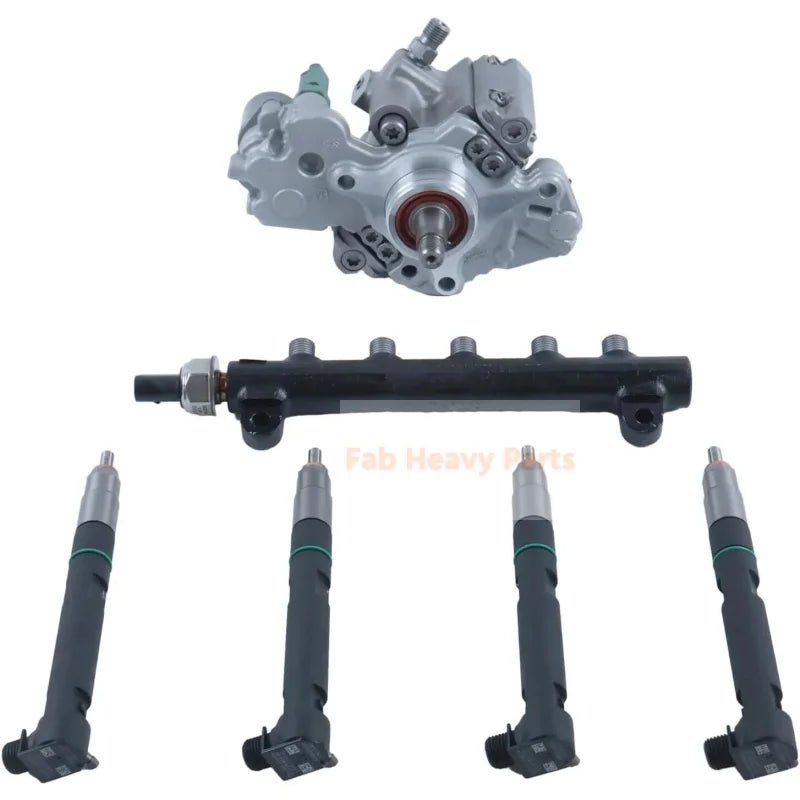 D24 Fuel Kit Fuel Pump Injectors & Common Rail 7516848 7516849 400903 - 00074D Aftermarket Replacement For Bobcat Doosan S540 S510 S530 S550 T450 E32 E35 - Fab Heavy Parts