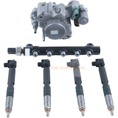 D24 Fuel Kit Fuel Pump Injectors & Common Rail 7516848 7516849 400903 - 00074D Aftermarket Replacement For Bobcat Doosan S540 S510 S530 S550 T450 E32 E35 - Fab Heavy Parts