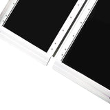 Rampe en fauteuil roulant Seuil en aluminium de 10 pieds portable et pliable 600 lb Capacité de surface non-patins Deux pièces séparées avec sac