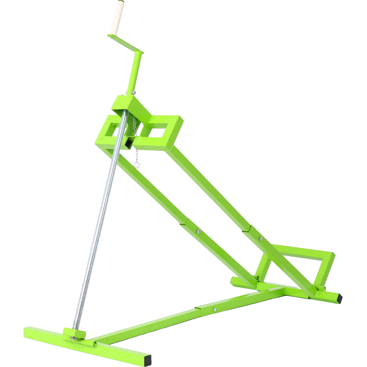 Easy Lawn Mower Lift 800 Lbs Capacity Ride-on Cleaning Aid Universal + 45° Tilt Adjustable--Green