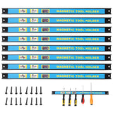 8Pack 18inch Heavy Duty Magnet Tool Bar Magnetic Tool Holder Strip