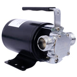 DC 12 - Volt 1/10HP 330GPH Battery Powered Mini Portable Electric Utility Sump Transfer Water Pump with Water Hose Kit - Fab Heavy Parts