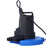 1/3 HP Automatic Swimming Pool Cover Pump 120 V Submersible with 3/4 Check Valve Adapter 2500 GPH Water Removal
