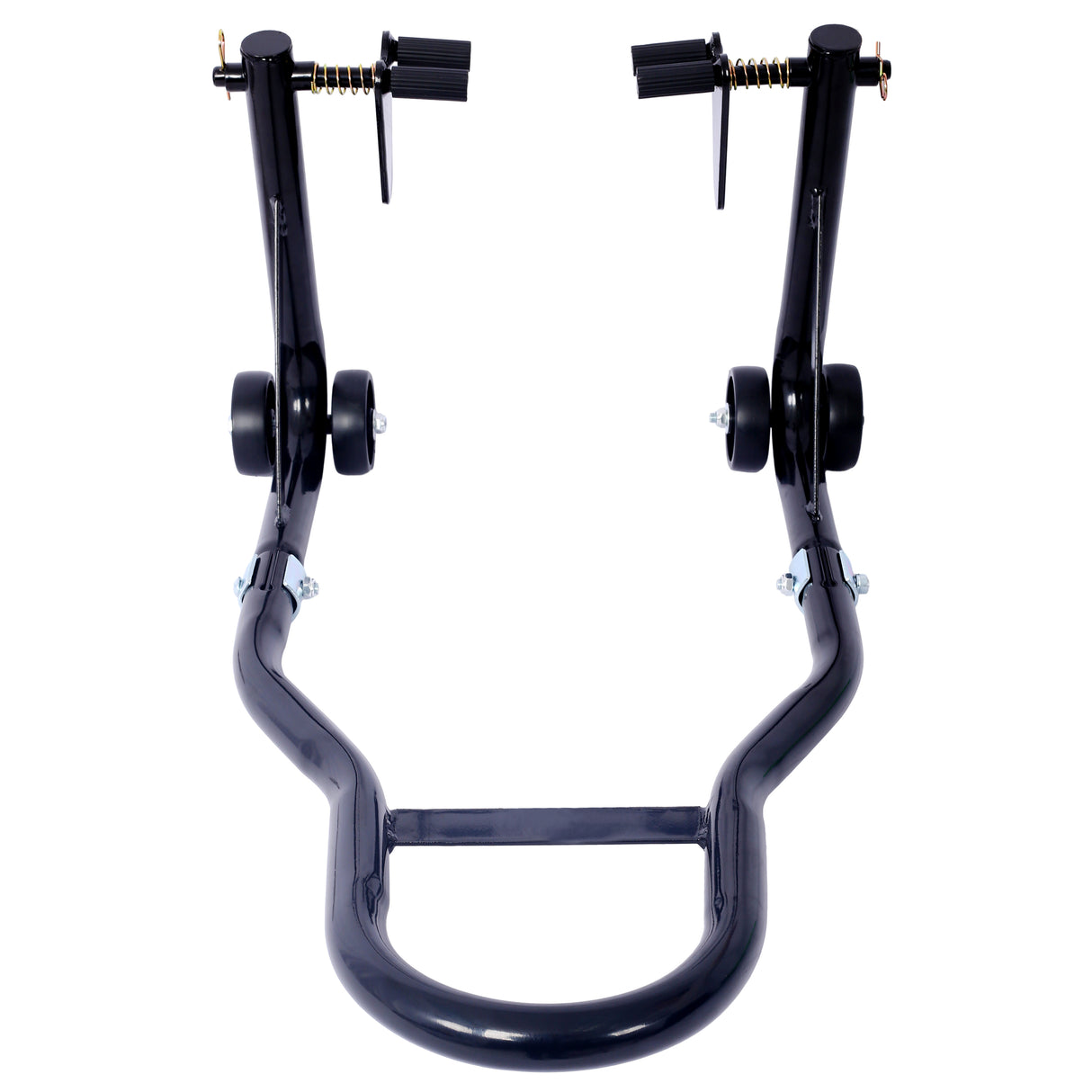 Motorcycle Stand 1000LB Sport Bike Front and Rear Wheel Lift Swingarm Paddock U--Black