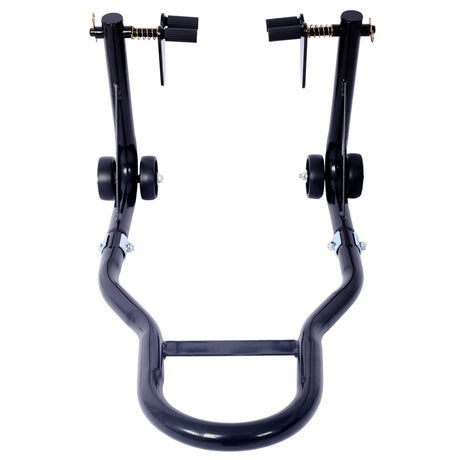 Motorcycle Stand 1000LB Sport Bike Front and Rear Wheel Lift Swingarm Paddock U--Black