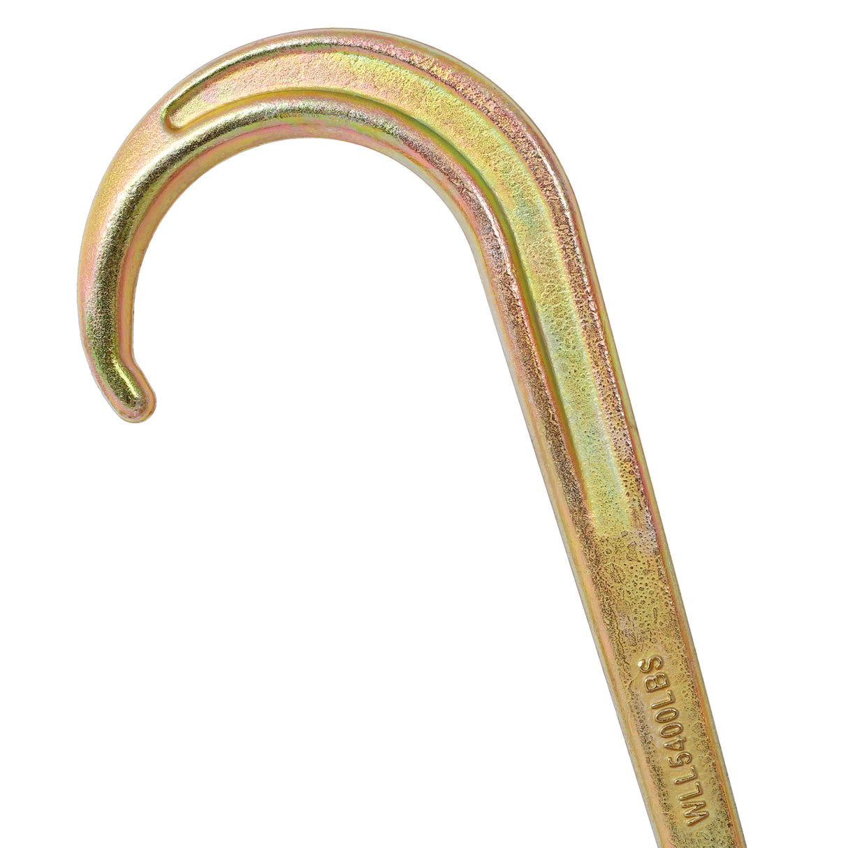 2 Pcs 5/16" x6' Leg G70 15" Long Shank J Hook Tow Chain w/RTJ Cluster Grab 4700 lbs WLL Heavy Duty