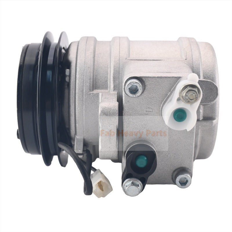 Delphi SP10 A/C Compressor with Single Groove 12volt Cluch Fits for Mahindra Tractor 4510 5010 2538 6010 6110 - Fab Heavy Parts