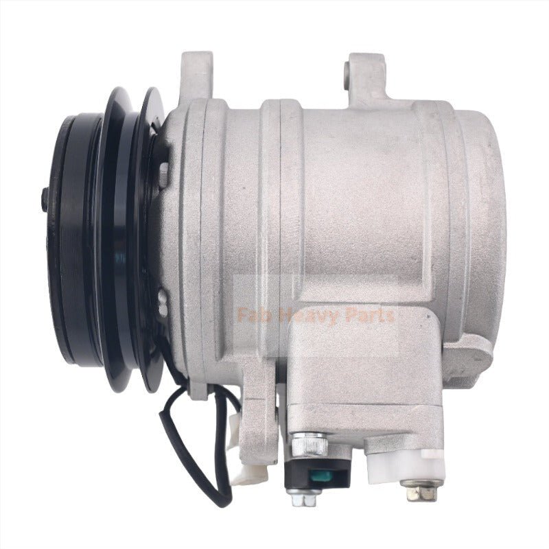Delphi SP10 A/C Compressor with Single Groove 12volt Cluch Fits for Mahindra Tractor 4510 5010 2538 6010 6110 - Fab Heavy Parts