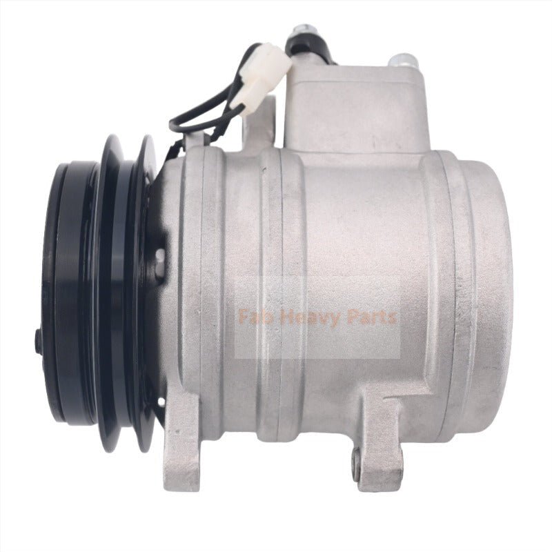 Delphi SP10 A/C Compressor with Single Groove 12volt Cluch Fits for Mahindra Tractor 4510 5010 2538 6010 6110 - Fab Heavy Parts