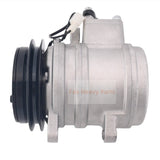 Delphi SP10 A/C Compressor with Single Groove 12volt Cluch Fits for Mahindra Tractor 4510 5010 2538 6010 6110 - Fab Heavy Parts