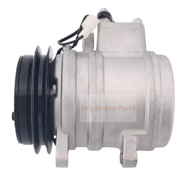 Delphi SP10 A/C Compressor with Single Groove 12volt Cluch Fits for Mahindra Tractor 4510 5010 2538 6010 6110 - Fab Heavy Parts
