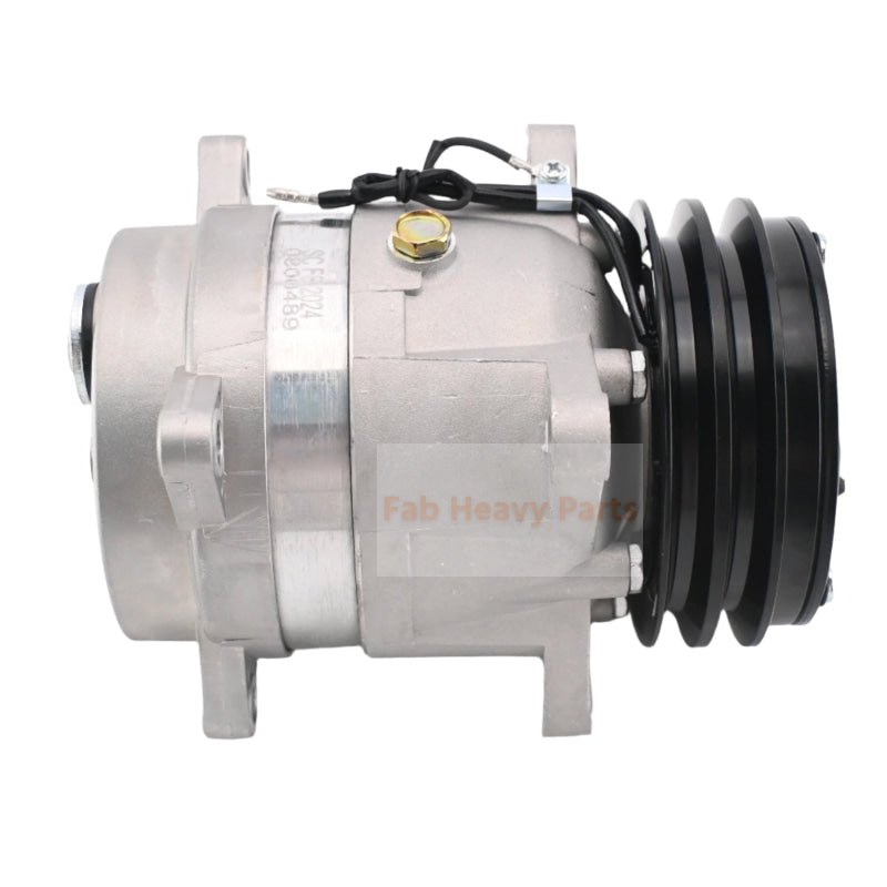 Delphi V5 A/C Compressor 42N - 07 - 11170 Fits for Komatsu Backhoe Loader WB93R - 5 WB93R - 5E0 WB93R - 5E0 WB97R - 5 WB97R - 5E0 WB97S - 5E0 WB93S - 5 WB97S - 5 - Fab Heavy Parts