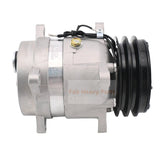Delphi V5 A/C Compressor 42N - 07 - 11170 Fits for Komatsu Backhoe Loader WB93R - 5 WB93R - 5E0 WB93R - 5E0 WB97R - 5 WB97R - 5E0 WB97S - 5E0 WB93S - 5 WB97S - 5 - Fab Heavy Parts