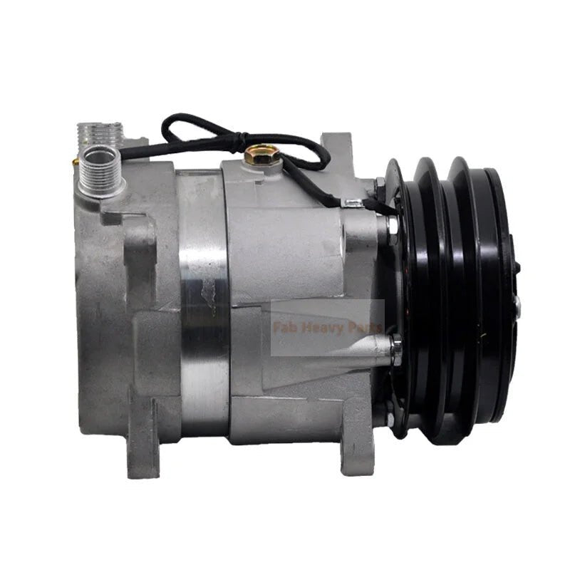 Delphi V5 A/C Compressor 72107511 Fits for CASE Excavator WX125 WX95 - Fab Heavy Parts