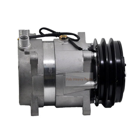 Delphi V5 A/C Compressor 72107511 Fits for CASE Excavator WX125 WX95 - Fab Heavy Parts