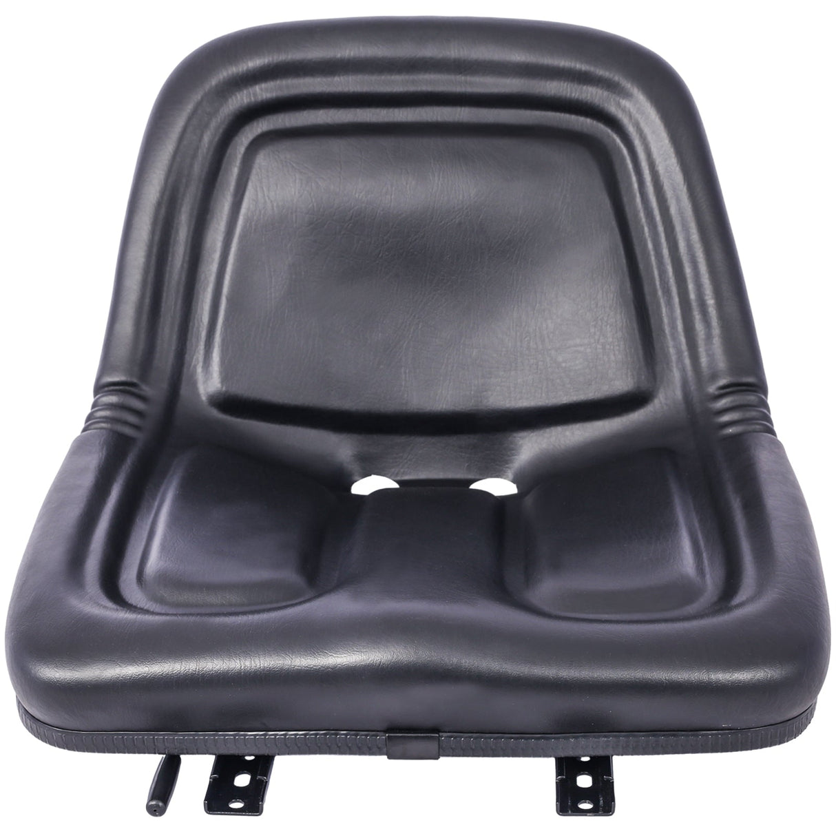 Deluxe Mower Tractor Seat with Slide - Black - Fab Heavy Parts